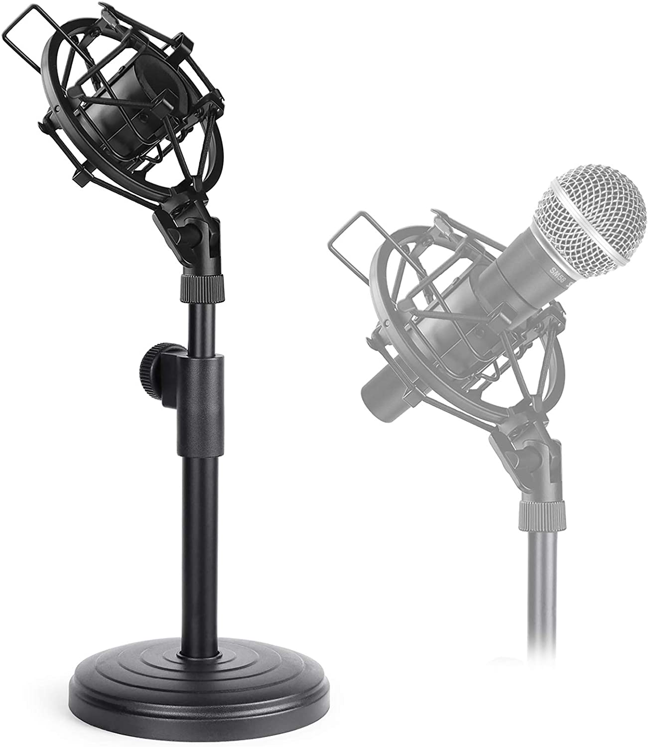 Shure Mic Sm58 - Настольная подставка для микрофона, регулируемая настольная