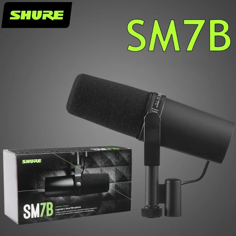 Микрофон Shure SM7B, динамичес – обзор и цена Shure Mic Sm7B