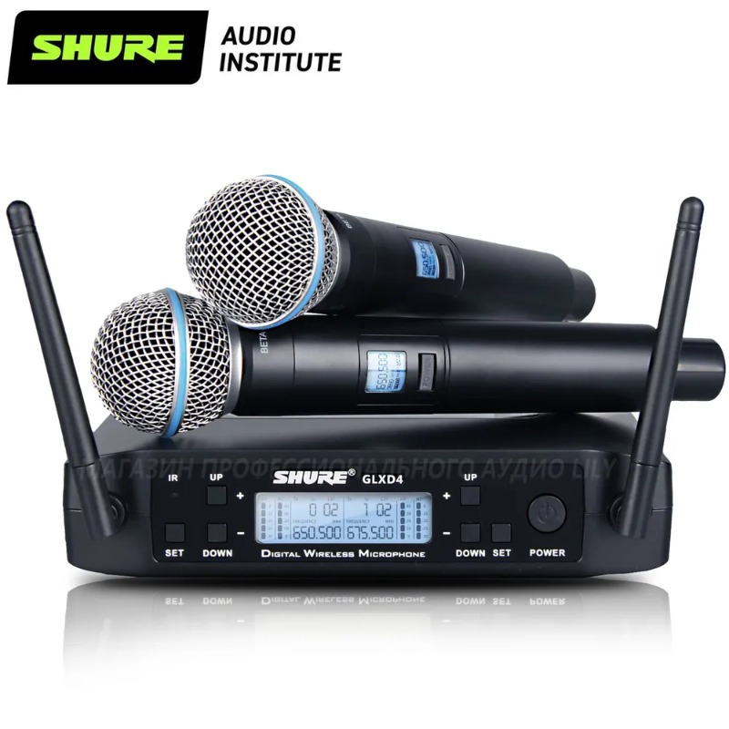 Беспроводная микрофонная систе – обзор и цена Shure Mic Sm58