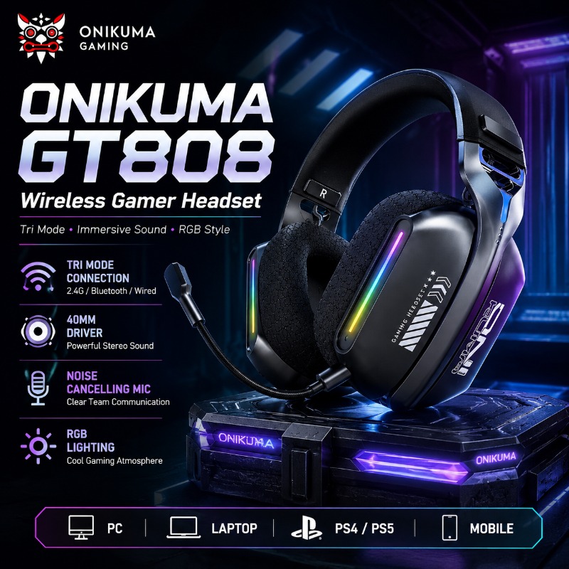 Беспроводная игровая гарнитура – обзор и цена Gaming Headset Rgb