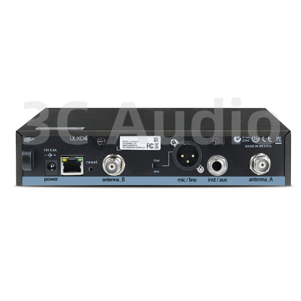 ULXD4-SLXD 500/600 МГц Професс – обзор и цена Shure Mic Sm58