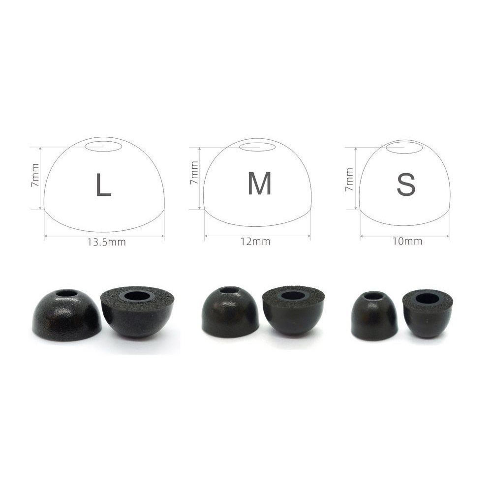 2 шт., сменные вкладыши для на – обзор и цена Earphone Foam Tip