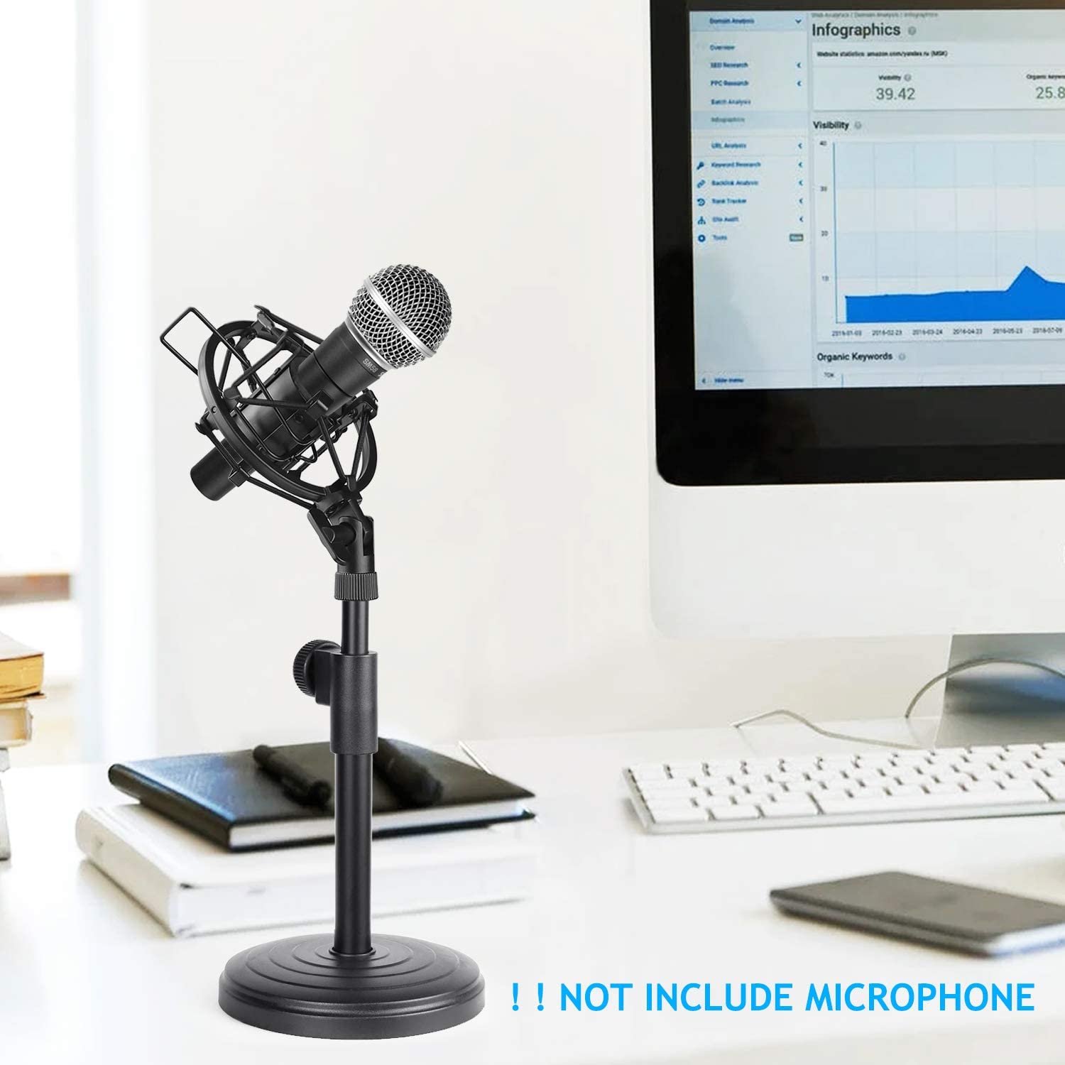 Настольная подставка для микро – обзор и цена Shure Mic Sm58